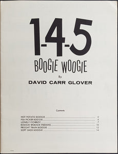 Glover, David Carr - 1-4-5 Boogie Woogie