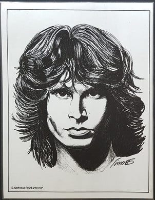 Doors - Print Of a Jim Morrison Pencil Sketch Drawing