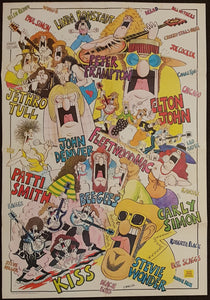 Beatles - MAD Rock Music Maxi-Poster c.1978