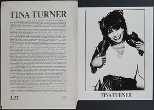 Turner, Tina - Biography Sheet & Publicity Photo