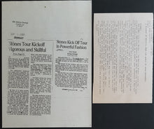 Load image into Gallery viewer, Rolling Stones - Steel Wheels Media Release, Bio + Clippings