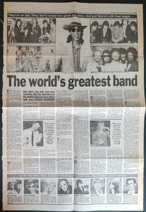 Rolling Stones - Steel Wheels Media Release, Bio + Clippings