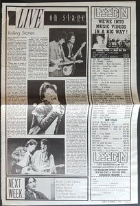 Rolling Stones - Steel Wheels Media Release, Bio + Clippings