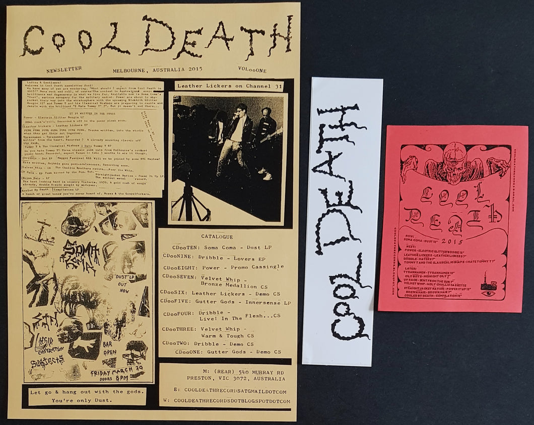 V/A - Cool Death - Newsletter VOLooONE