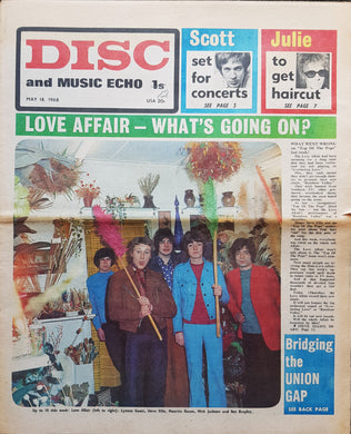 Love Affair - Disc And Music Echo May 18, 1968