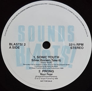 Sonic Youth - Sounds Blasts! EP2