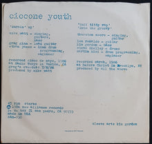 Load image into Gallery viewer, Sonic Youth ( Ciccone Youth)- Burnin&#39; Up