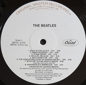 Beatles - The White Album - Original Master Recording