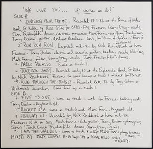 Sacred Cowboys - We Love You...Of Course We Do!