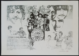 Beatles - Collection Of 4 Signed & Numbered Limited Prints