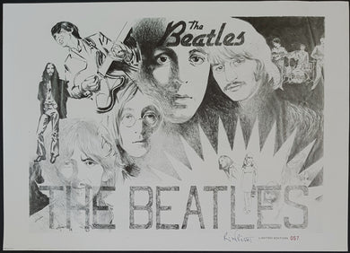 Beatles - Collection Of 4 Signed & Numbered Limited Prints