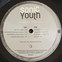 Load image into Gallery viewer, Sonic Youth - NYC Ghosts &amp; Flowers