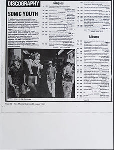 Sonic Youth - Sonic-Death Issue #1