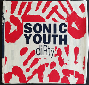 Sonic Youth - Dirty - Orange Vinyl - Red & Blue Cloth Cover