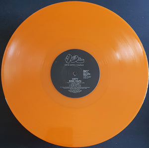 Sonic Youth - Dirty - Orange Vinyl - Red & Blue Cloth Cover