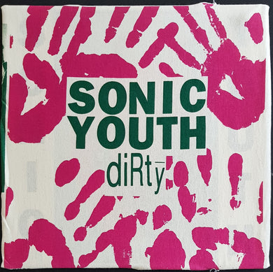 Sonic Youth - Dirty - Orange Vinyl - Maroon & Green Cloth Cover