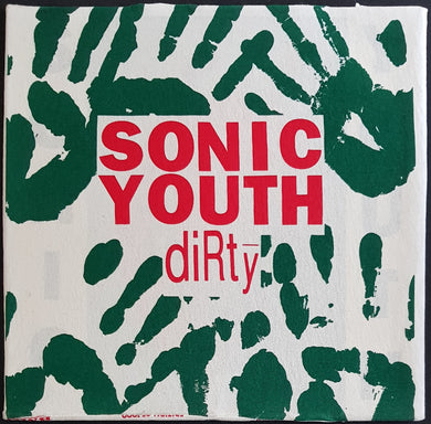Sonic Youth - Dirty - Orange Vinyl - Green & Red Cloth Cover