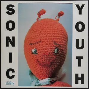 Sonic Youth - Dirty - Orange Vinyl - Green & Red Cloth Cover