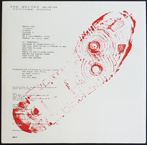 Sonic Youth ( Ciccone Youth)- The Whitey Album - Withdrawn Red Cover