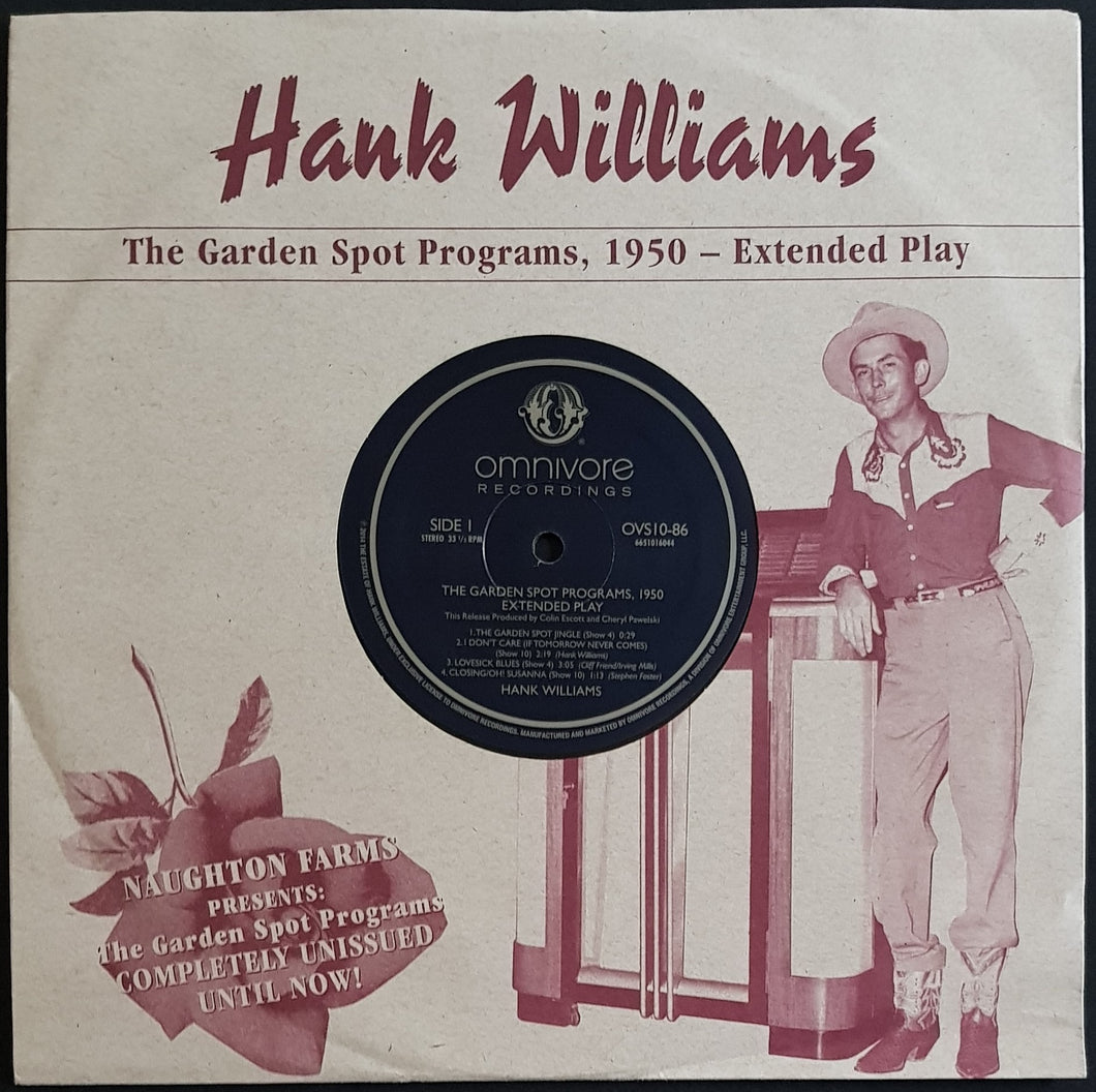Williams, Hank - The Garden Spot Programs, 1950 - Extended Play