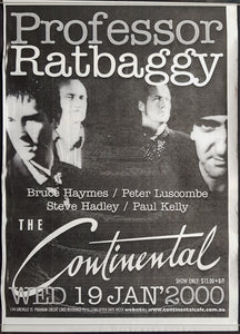 Professor Ratbaggy - The Continental 19 Jan. 2000