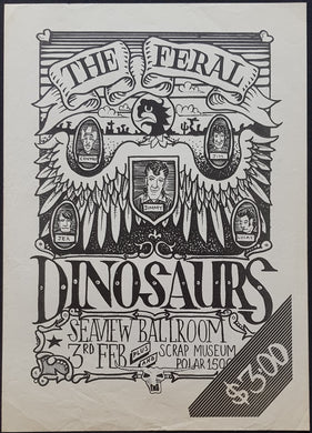 Feral Dinosaurs - Seaview Ballroom 3rd Feb 1985
