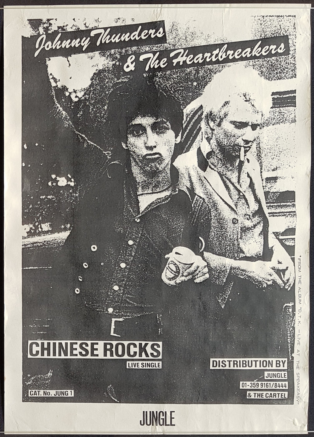 Johnny Thunders & The Heartbreakers - Chinese Rocks Live Single