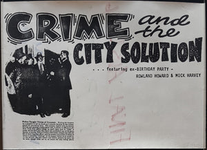 Crime + The City Solution - Final Aust. Gig