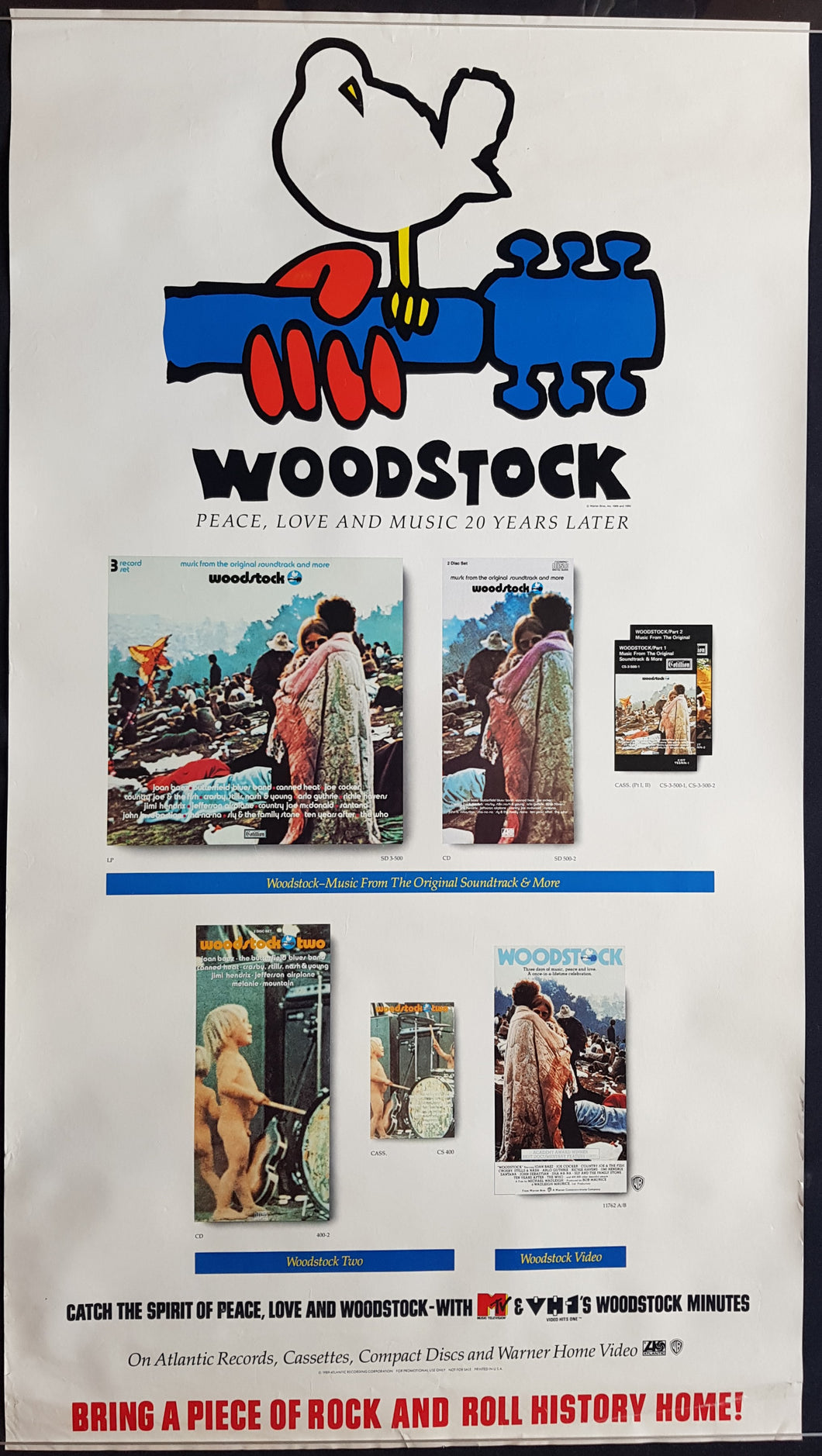 V/A - Woodstock - Peace, Love And Music 20 Years Later
