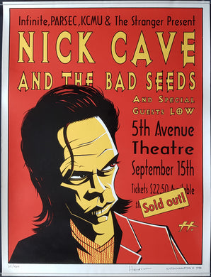 Nick Cave & The Bad Seeds - 5th Avenue Theatre, September 15th, 1998