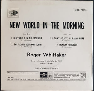 Roger Whittaker - New World In The Morning