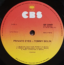 Load image into Gallery viewer, Bolin, Tommy - Private Eyes