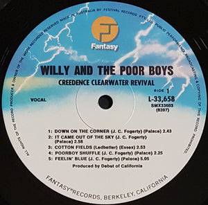 Creedence Clearwater Revival - Willy And The Poor Boys - Reissue