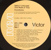 Load image into Gallery viewer, Eurythmics - Sweet Dreams (Are Made Of This)
