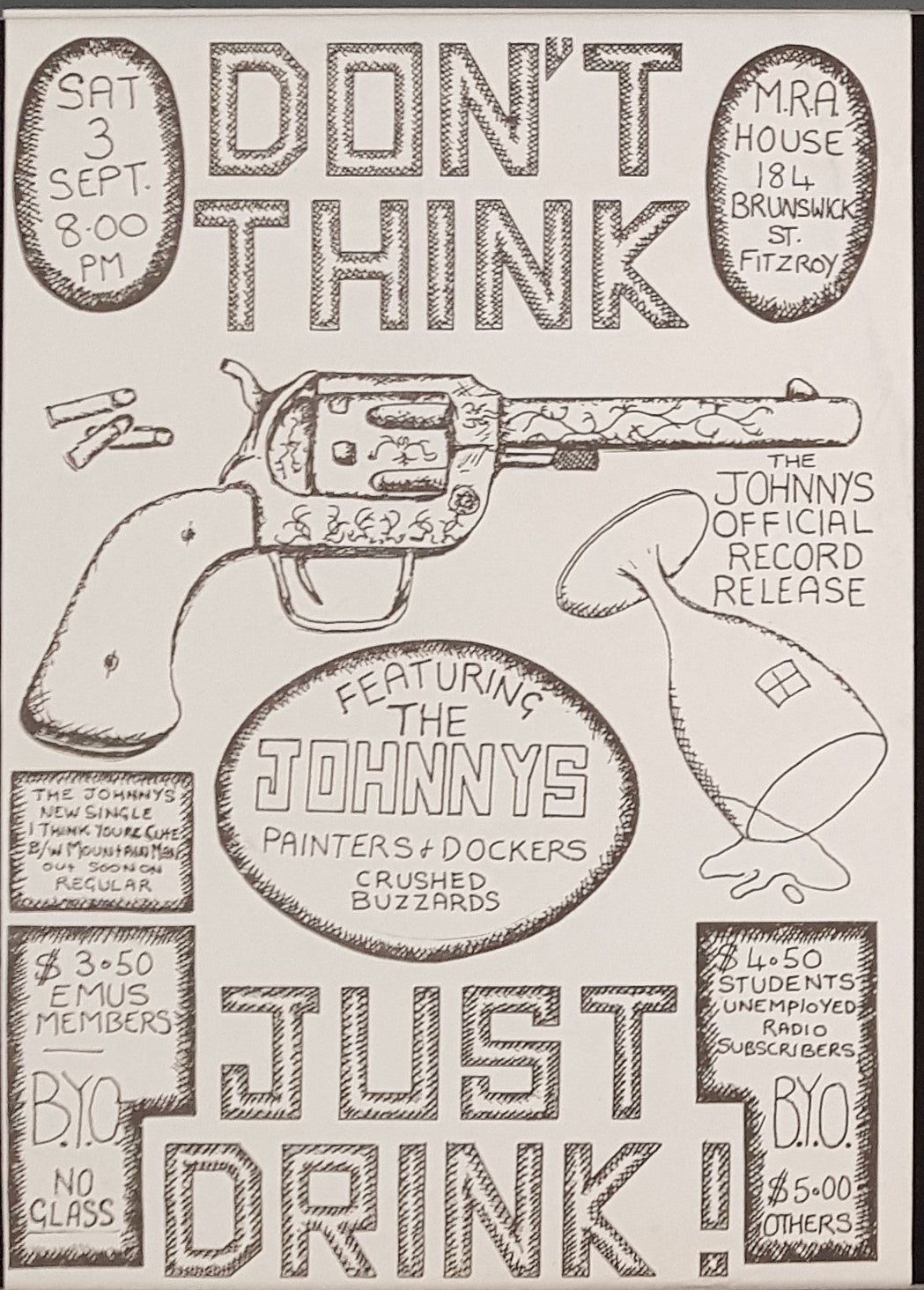 Johnnys - Don't Think Just Drink 1983