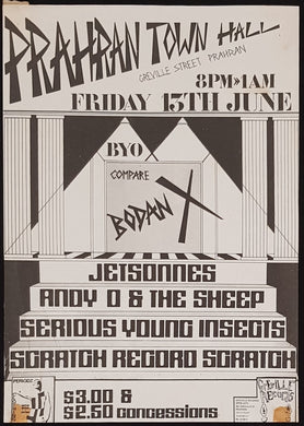 Jetsonnes - (Hunters & Collectors)- Prahran Town Hall Friday 13th June 1980