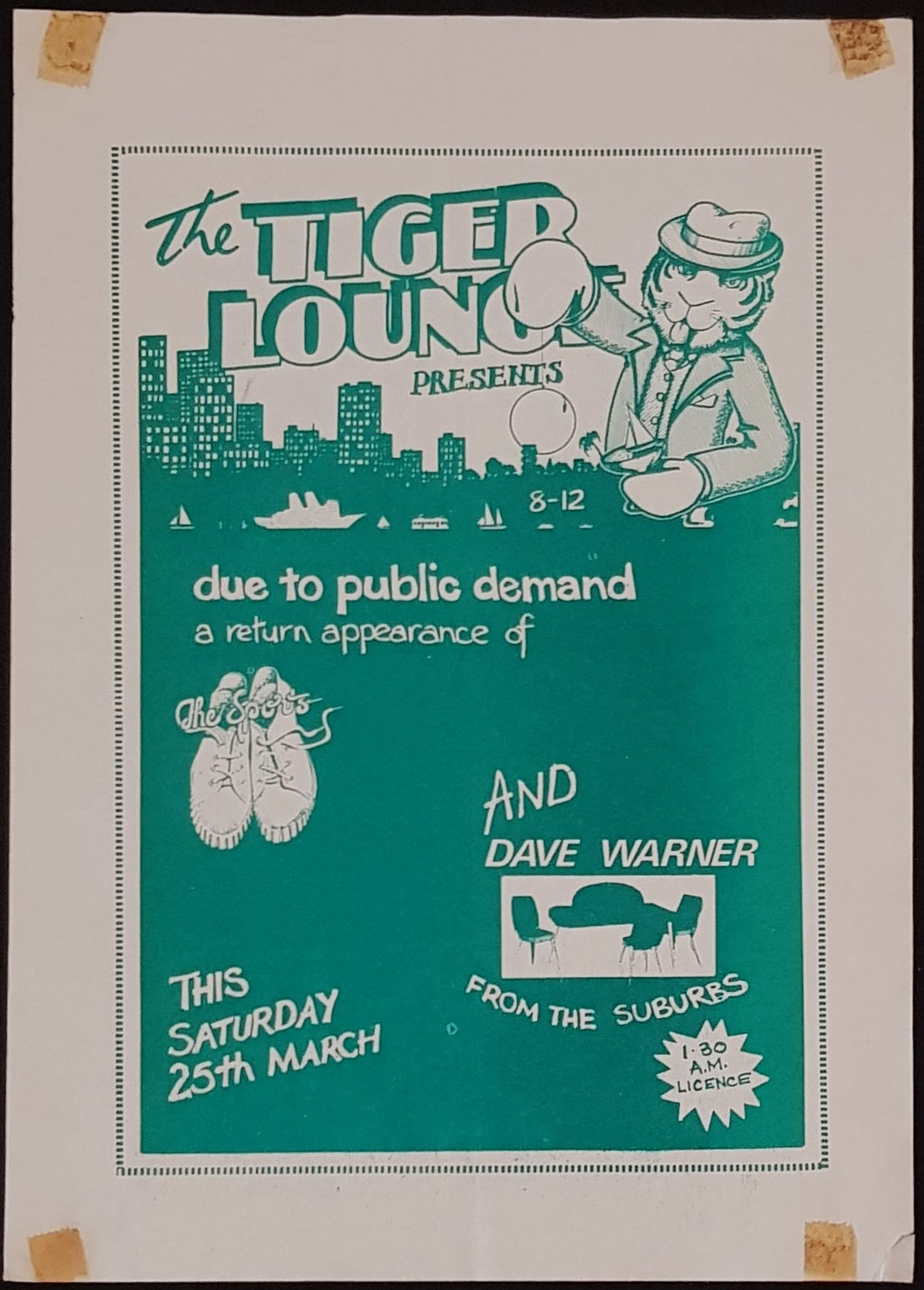 Sports - The Tiger Lounge Presents - 1978