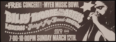 Billy Thorpe & The Aztecs - Free Concert! Myer Music Bowl 1972