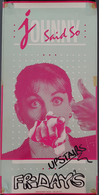 Johnny Said So - Venue Poster