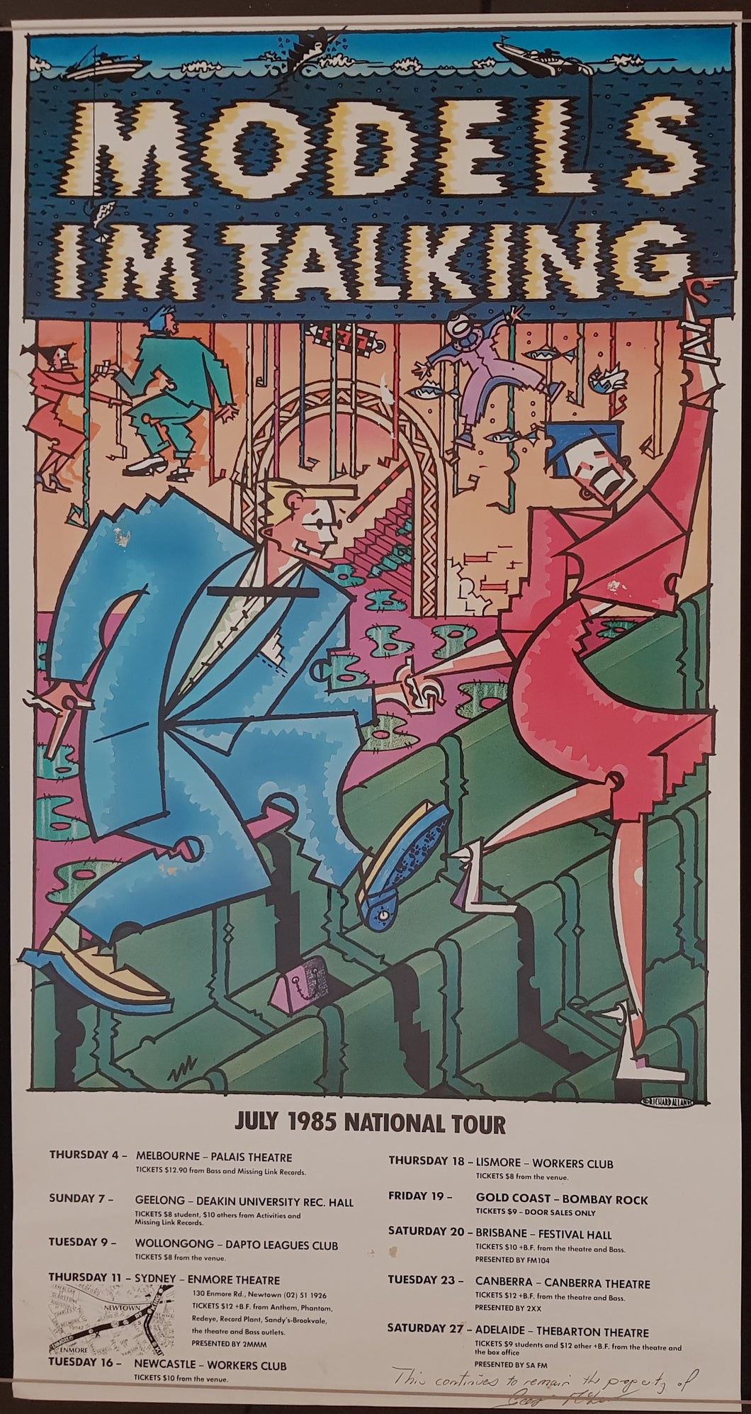 Models - July 1985 National Tour