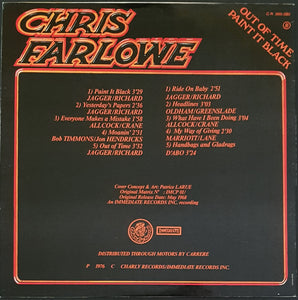 Farlowe, Chris  - Out Of Time Paint It Black