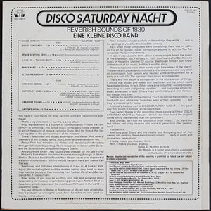 Eine Kleine Disco Band - Disco Saturday Nacht (Feverish Sounds Of 1830)