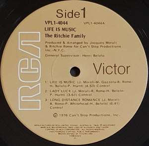 Ritchie Family - Life Is Music