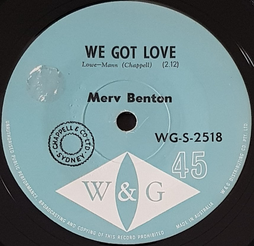 Benton, Merv - We Got Love