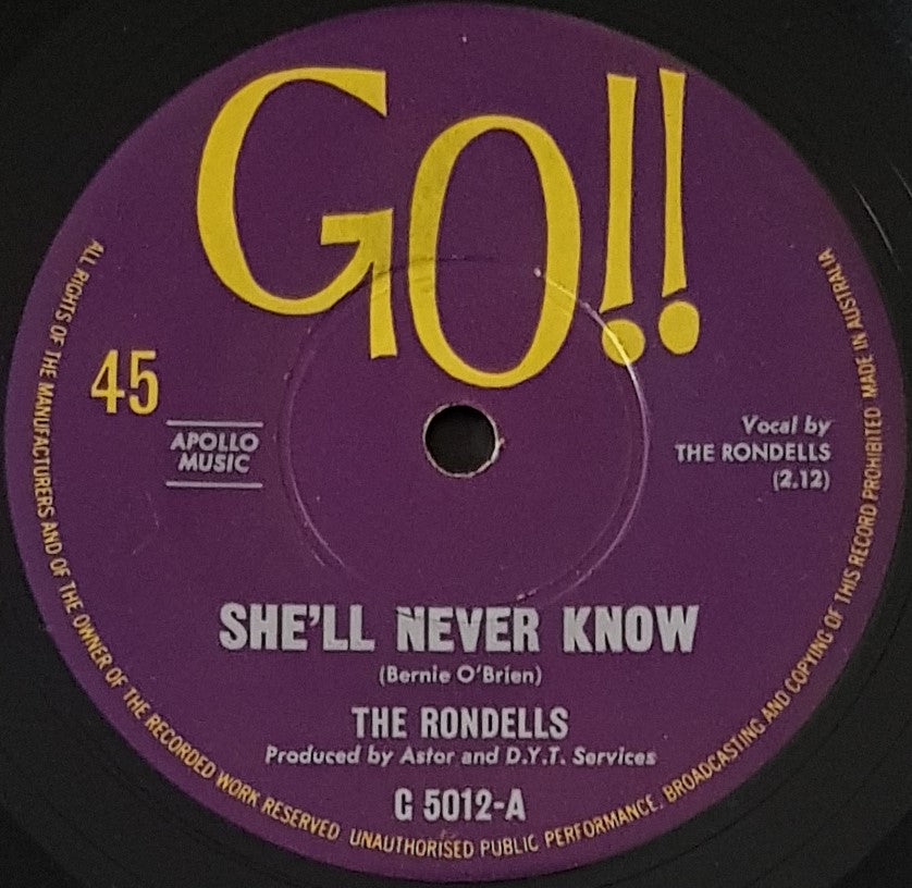 Rondells - She'll Never Know