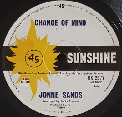 Jonne Sands - Change Of Mind