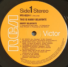 Load image into Gallery viewer, Harry Belafonte - This Is Harry Belafonte