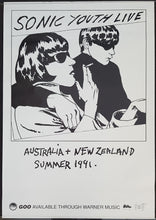 Load image into Gallery viewer, Sonic Youth - Australia + New Zealand Summer 1991