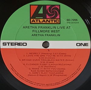 Aretha Franklin - Live At Fillmore West