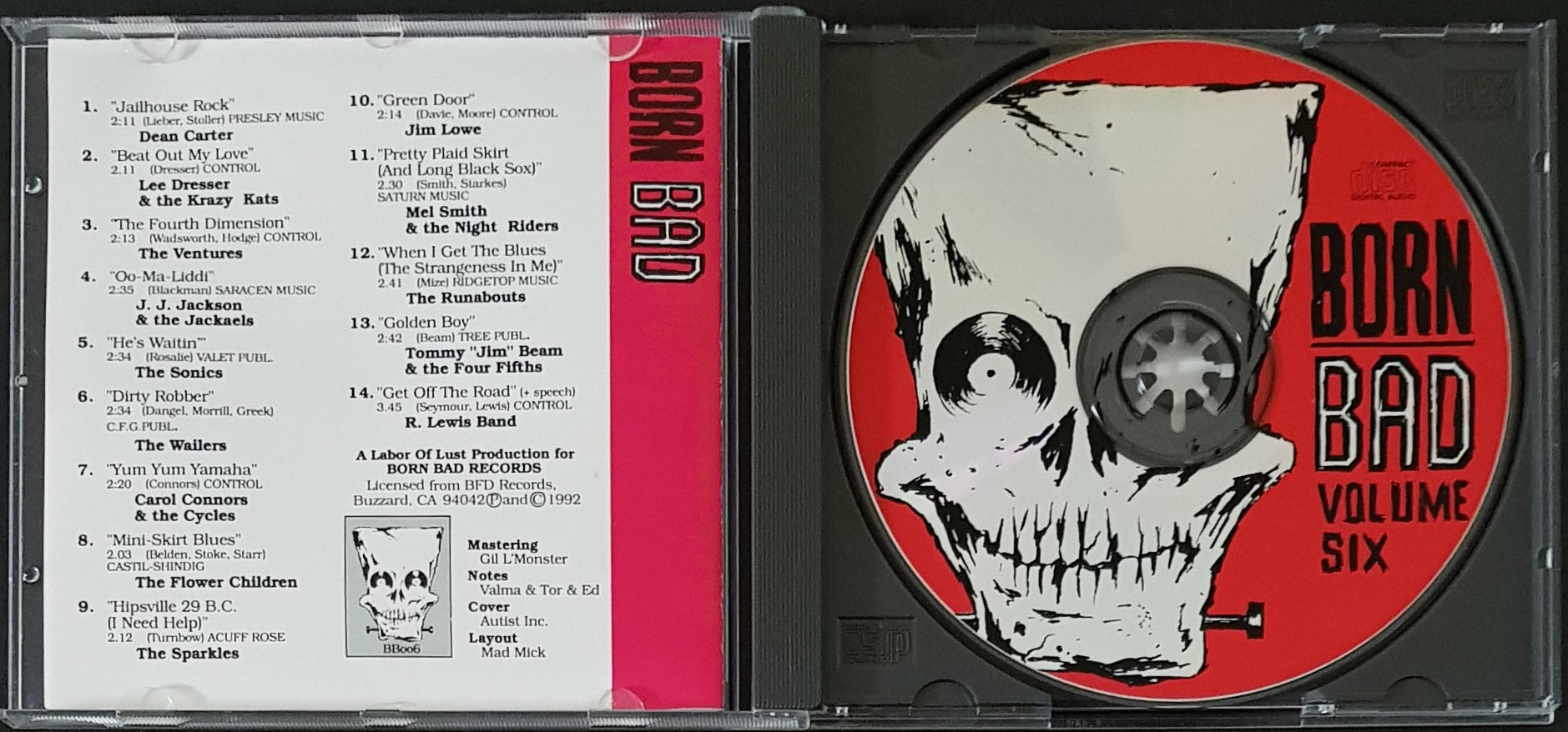 BORN BAD VOLUME SIX レコード BORN BAD VOLUME SIX レコード